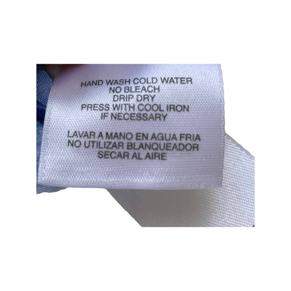 Ana Dark Blue Striped Wide Leg Pants Cotton New Size Large - Picture 9 of 10